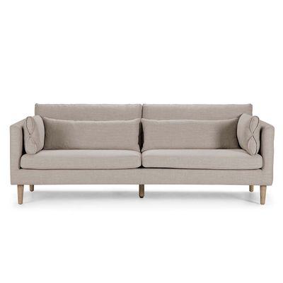 Sofá Rosen Vesterbro 3 Cuerpos Tela Tostado