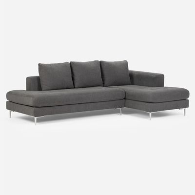 Imagen 1 del producto Sofá Seccional Rosen Panamá Derecho Tela Gris