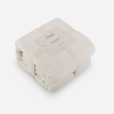 Imagen 1 del producto Manta Algodón Sherpa 150 x 200 cm Cozy Crudo