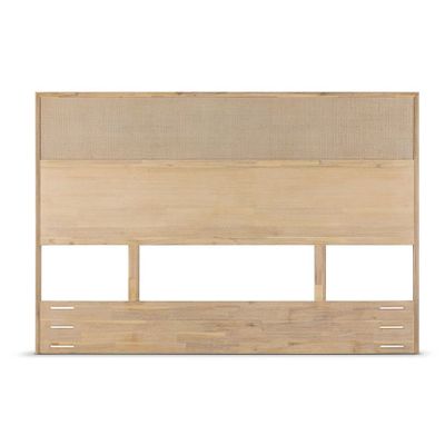 Respaldo Halsey King Rosen Madera-Rattán