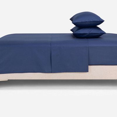 Imagen 2 del producto Sábana 144 Hilos Lisa Denim 2 Plazas