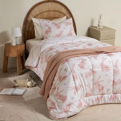 Imagen 2 del producto Plumón Microfibra Reversible Kids Bunnies 1,5 Plazas