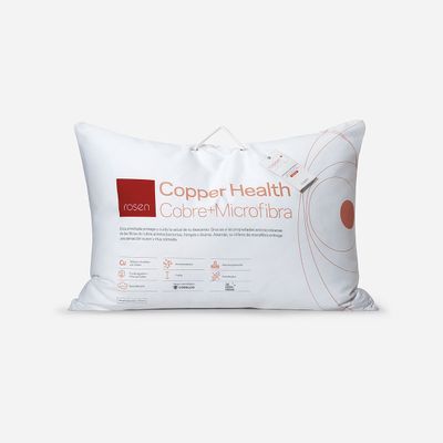 Almohada Rosen Microfibra Copper Health Americana 50x70 cm