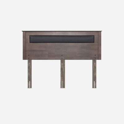 Respaldo Rosen Ferrara Madera-Cuerina Gris King