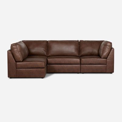 Imagen 1 del producto Sofá Modular Rosen Charly Tela 4 Piezas Camel