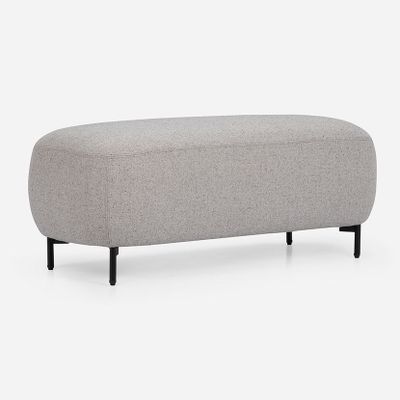 Imagen 1 del producto Pouf Rosen Grand Large Tela Ceniza