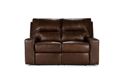 Imagen 2 del producto Sofá Reclinable Rosen Tolstoi 2cpo Eléctrico Cuero Chocolate