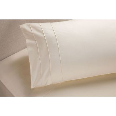 Imagen 2 del producto Sábana Rosen 300 Hilos Algodón Lisa Ivory 1 Plaza