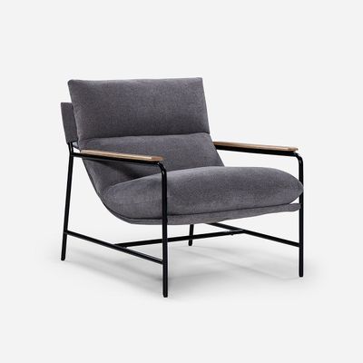 Poltrona Rosen Ellon Tela Taupe