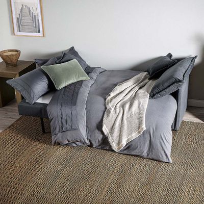 Imagen 2 del producto Futón Aosta 3 Cuerpos Tela Grafito