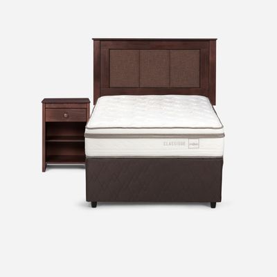 Imagen 2 del producto Diván Classique+ 1,5 Plazas +Respaldo Rachel+Velador Ferrara