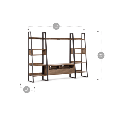 Imagen 2 del producto Set Estantes Rosen Somers Marrón