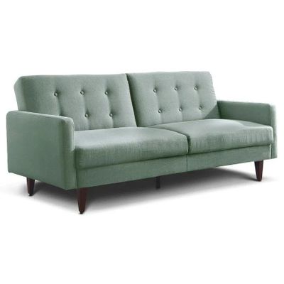 Futón Rosen Violet 3 Cuerpos Tela Verde