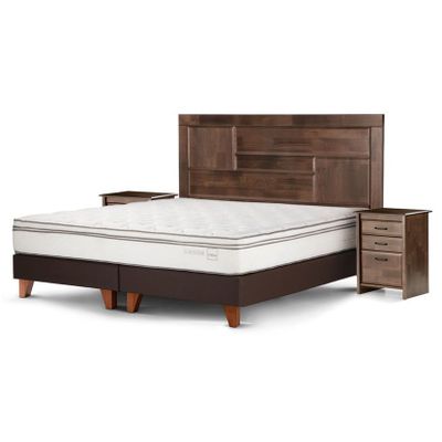 Cama Europea Classique+ 2 Plazas  Con Muebles Dolce