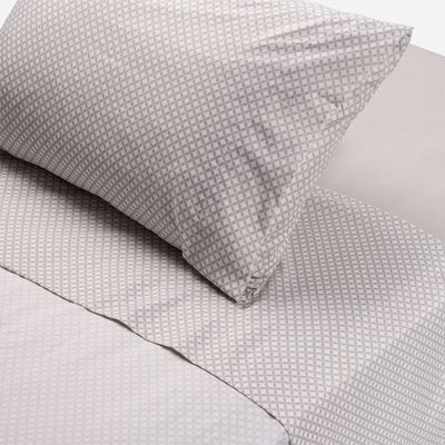 Imagen 2 del producto Sábana Rosen Microfibra Estampada Alex Plata 1,5 Plazas