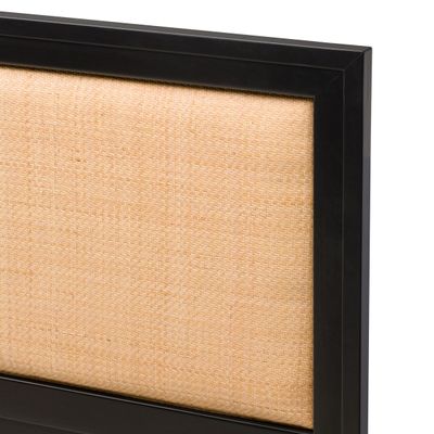 Imagen 2 del producto Respaldo Soho King Rosen Madera-Rattán Grafito