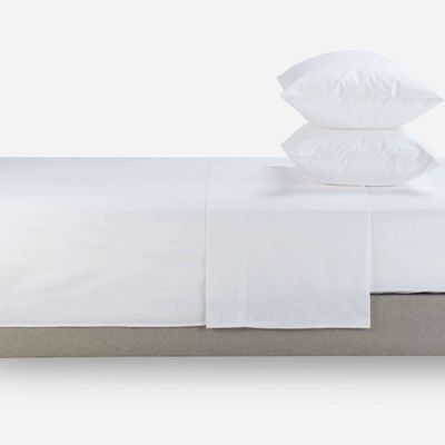 Imagen 2 del producto Sábana 144 Hilos Lisa Blanca 2 Plazas