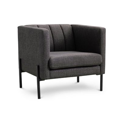 Poltrona Rosen Drolet Tela Grafito