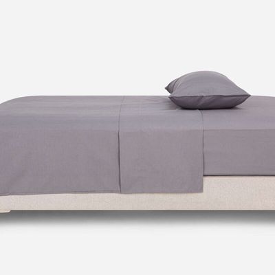 Imagen 2 del producto Sábana 144 Hilos Lisa Grafito 1,5 Plazas