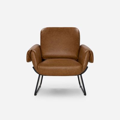 Imagen 2 del producto Poltrona Rosen Ross Cuero Camel