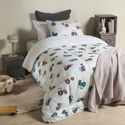 Imagen 2 del producto Plumón Microfibra Reversible Kids Constructers 1,5 Plazas