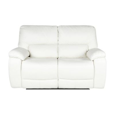 Imagen 2 del producto Rosen Sofá 2 Cuerpos Reclinable Poch Cuero Blanco