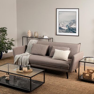 Imagen 2 del producto Futón Sonno 3 Cuerpos Tela Beige