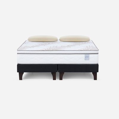 Cama Europea Neo Plus King 180x200 cm + Almohadas Esencial