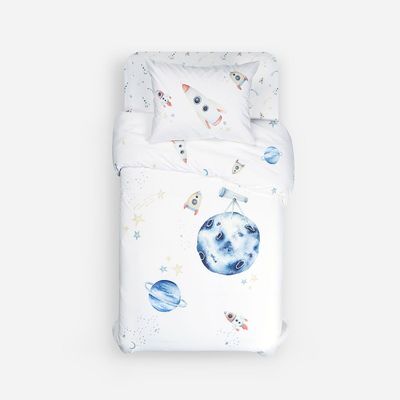 Imagen 2 del producto Funda Plumón Algodón Coleccion Kids Universo 1,5 Plazas