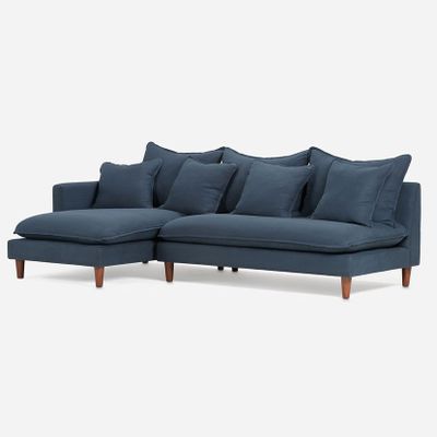 Imagen 2 del producto Sofá Seccional Rosen Dunster Izquierdo Tela Indigo