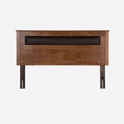 Imagen 2 del producto Cama Europea Pratta 2 Plazas Pata Acero + Respaldo Ferrara