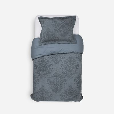 Funda Plumón Algodón Pure Vaduz Gris 1,5 Plazas