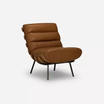 Imagen 1 del producto Poltrona Rosen Ponti Cuero Camel