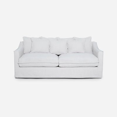 Imagen 2 del producto Sofá Rosen Pangrati 3 Cuerpos Tela Blanco