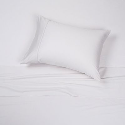 Sábana Rosen 300 Hilos Algodón Lisa Gris 1,5 Plazas