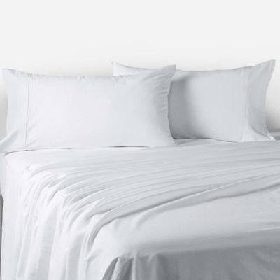 Sábana Rosen 300 Hilos Cáñamo-Algodón Blanco Super King