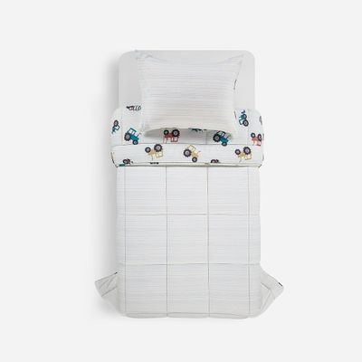 Imagen 2 del producto Plumón Microfibra Reversible Kids Constructers 1 Plaza