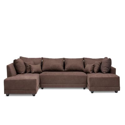 Imagen 1 del producto Seccional Doble Chaise Venneto Chocolate