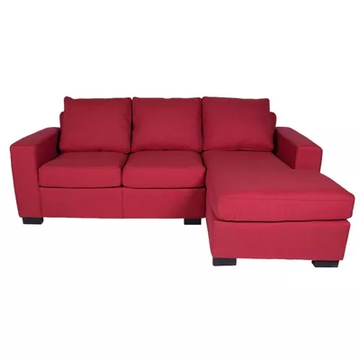 Imagen 1 del producto Seccional Momenti 3 Cuerpos Rojo Derecho