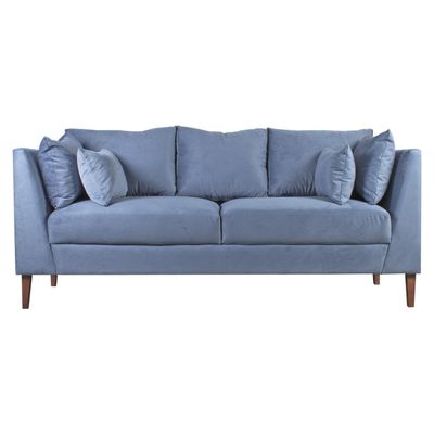 Sofá Venne 3 cuerpos Azul