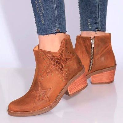 Imagen 2 del producto Botin Queen Caramelo