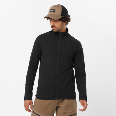 Imagen 2 del producto Polerón Hombre Essential Ltwarm Fz M Ne Salomon