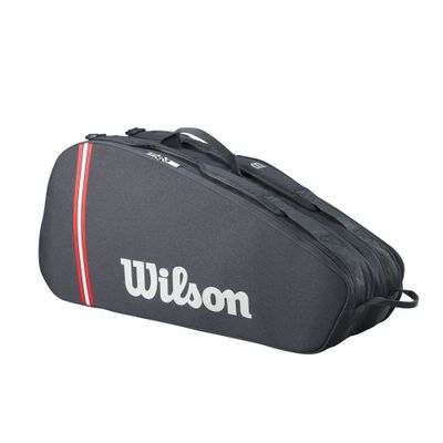 Bolso De Tenis Tour 6Pk Negro Wilson