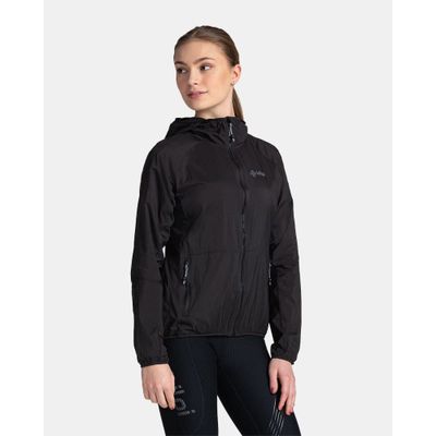 Cortaviento Mujer Rosa-W Negro Kilpi