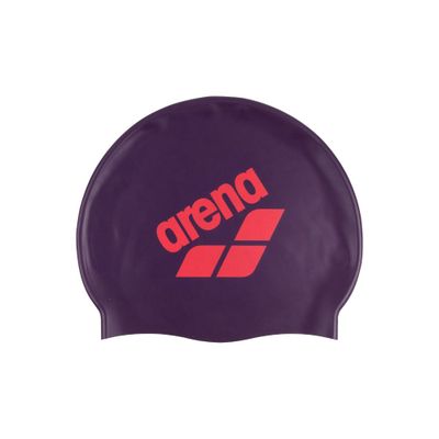 Gorro De Natación Big Logo Morado Arena