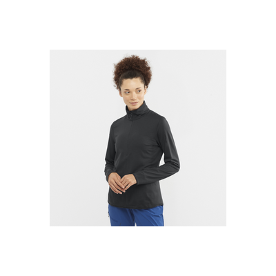 Imagen 2 del producto Poleron outrack half zip mid w deep bk