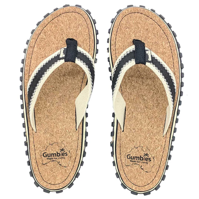 Sandalias Gumbies Corker Flip-Flops Negro
