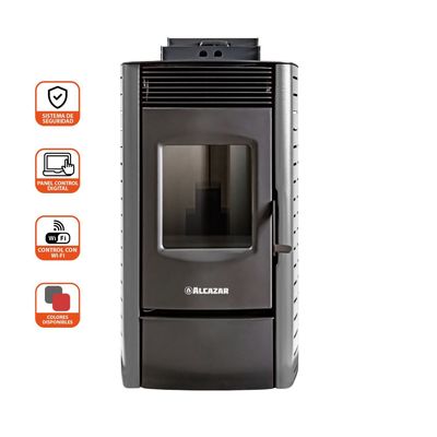 Imagen 2 del producto Estufa a Pellet Alcazar P1800 Gris