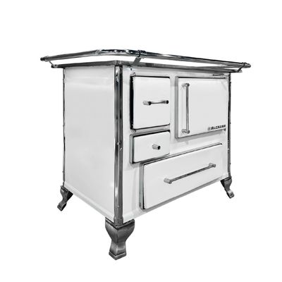 Imagen 2 del producto Cocina a Leña Alcazar Llaima Mueble 80 Blanca