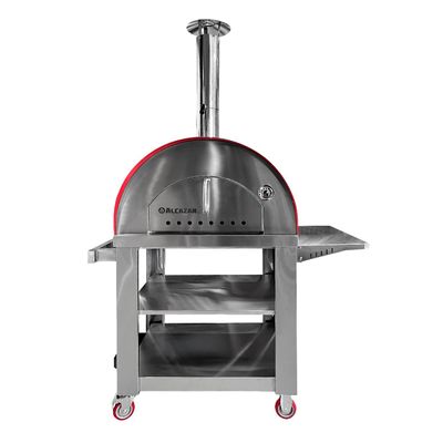 Horno pizzero Nápoles Rojo